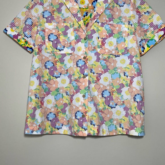 Urban Outfitters Juniper Floral Button Down - Picture 3 of 6